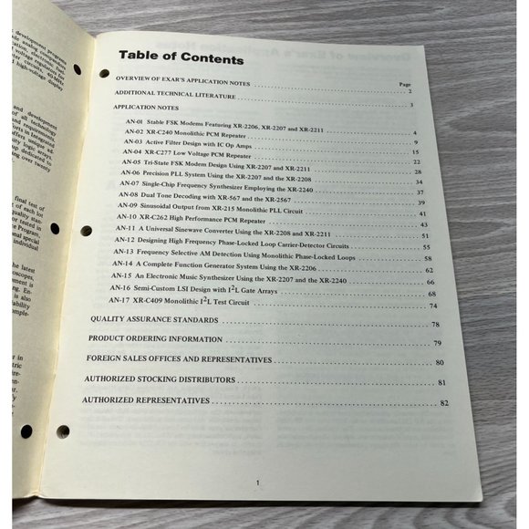 Exar Product Guide Applications and Function Generator Data Books Vintage 1970s - Picture 6 of 12